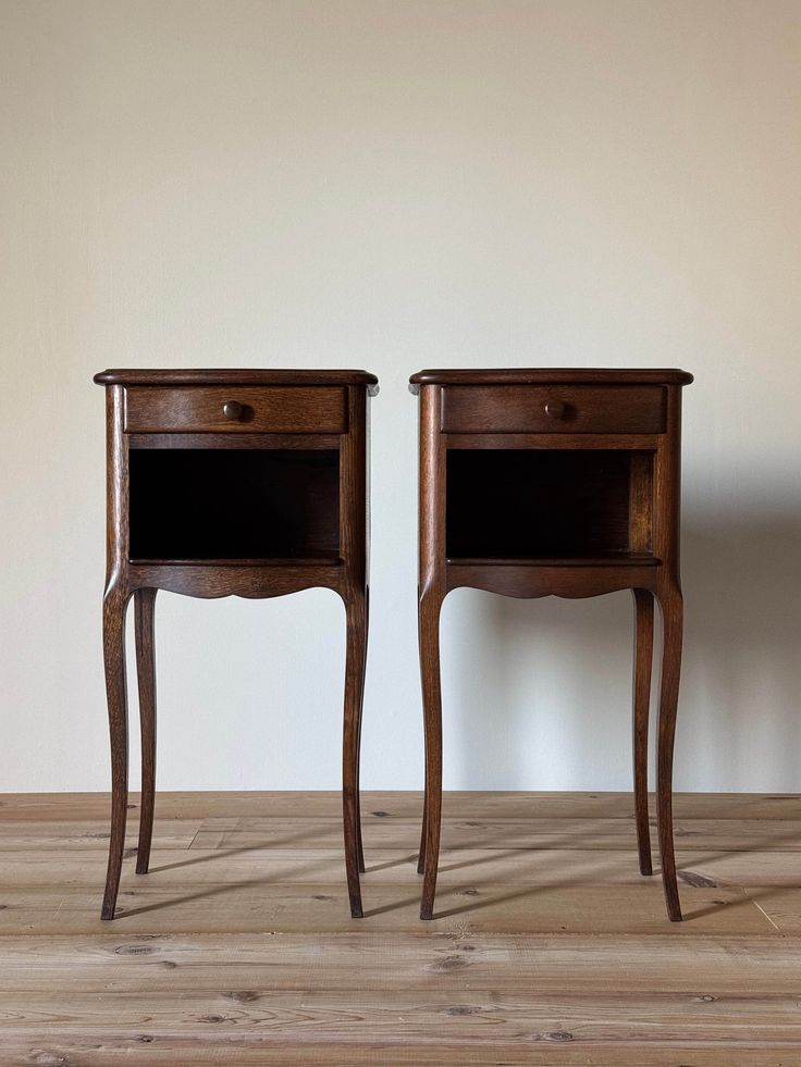 French vintage bedside tables