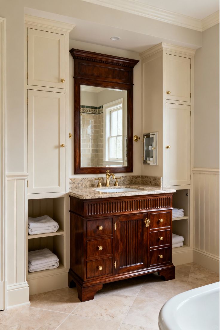 Traditional Bathroom Remodel 18_ Beautifully Organized_ Bespoke Storage That Enhances Design